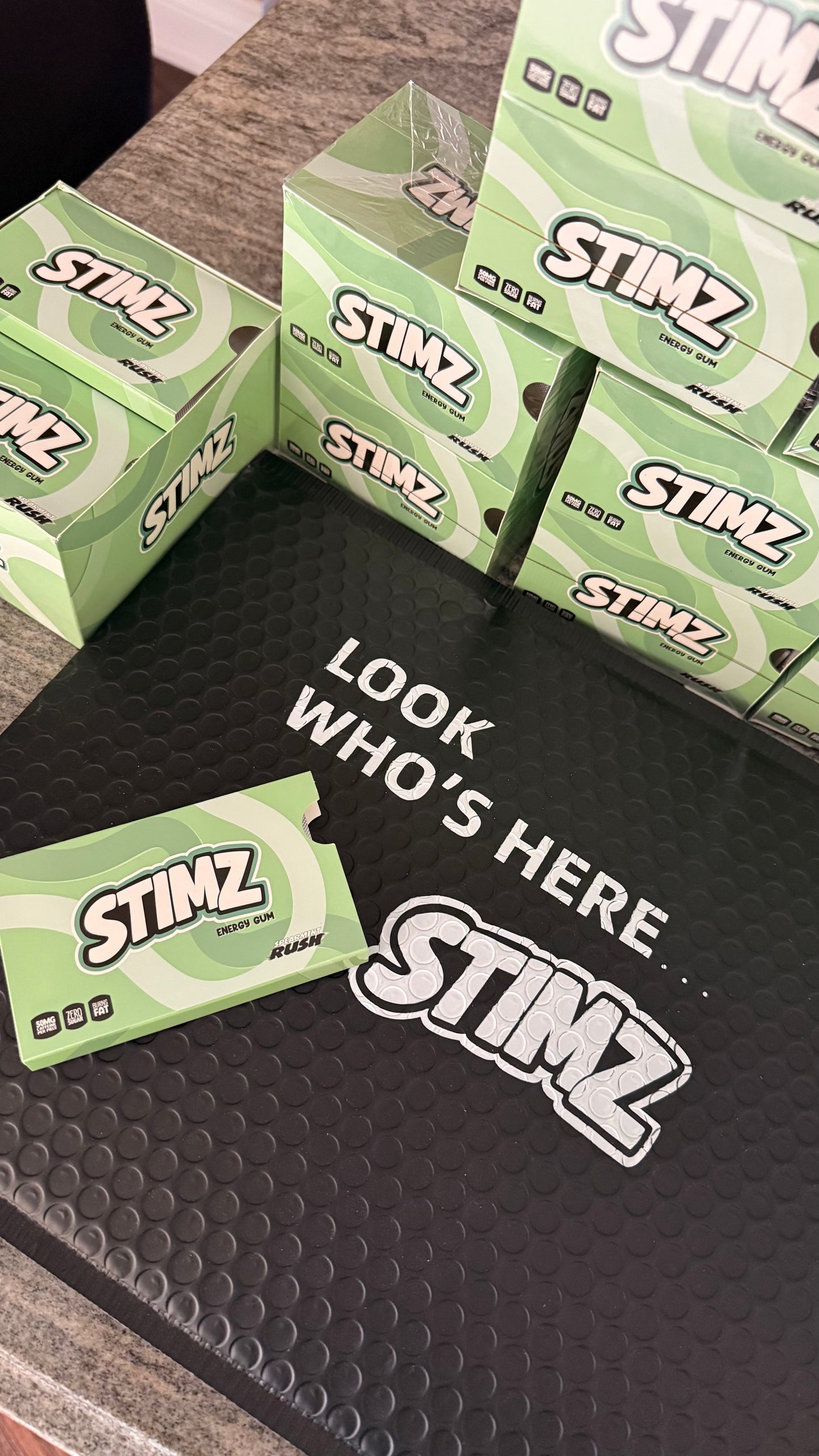 Stimz® Energy Gum Spearmint Rush