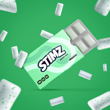 Stimz® Energy Gum Spearmint Rush
